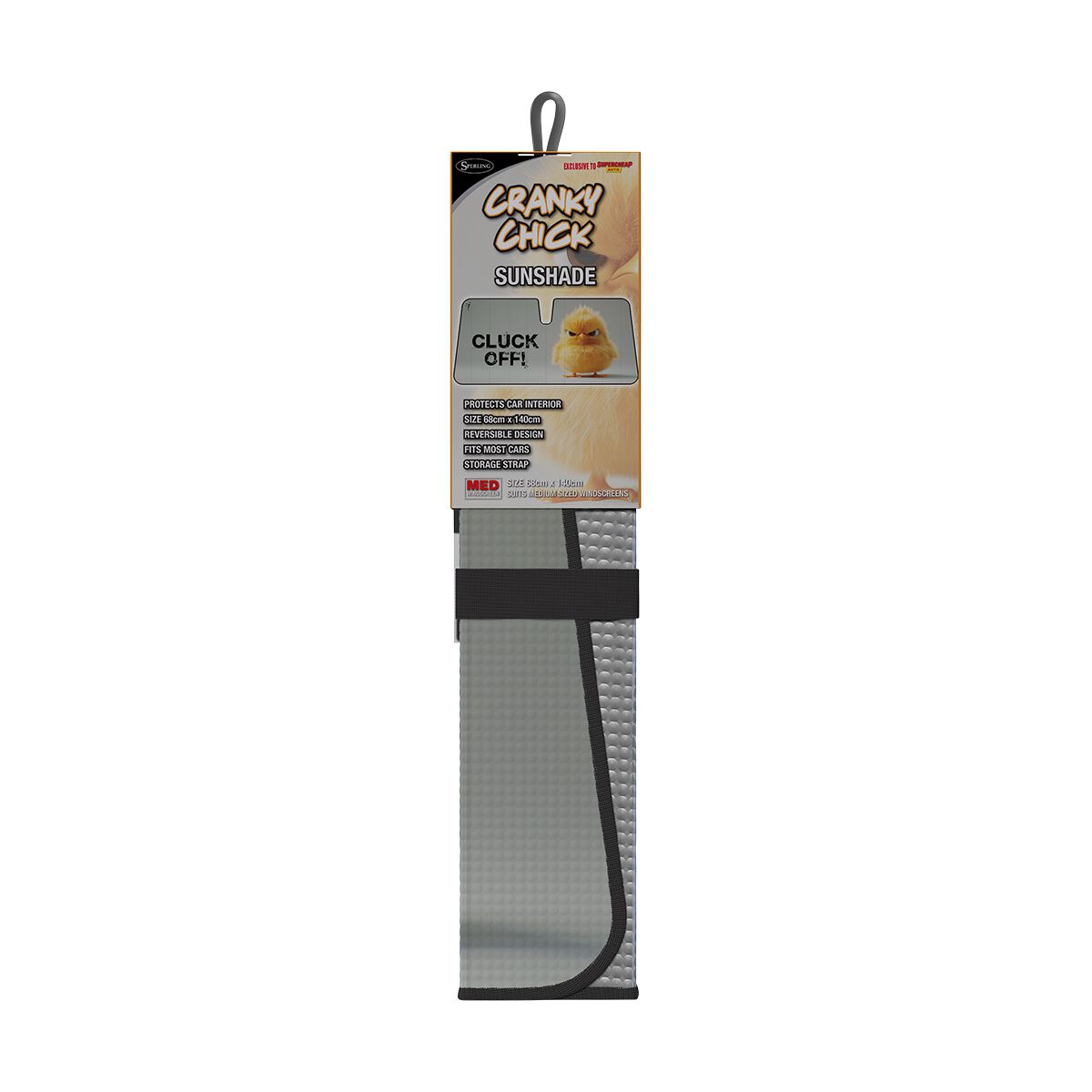 Cranky Chick Sunshade Accordion Front, , scanz_hi-res