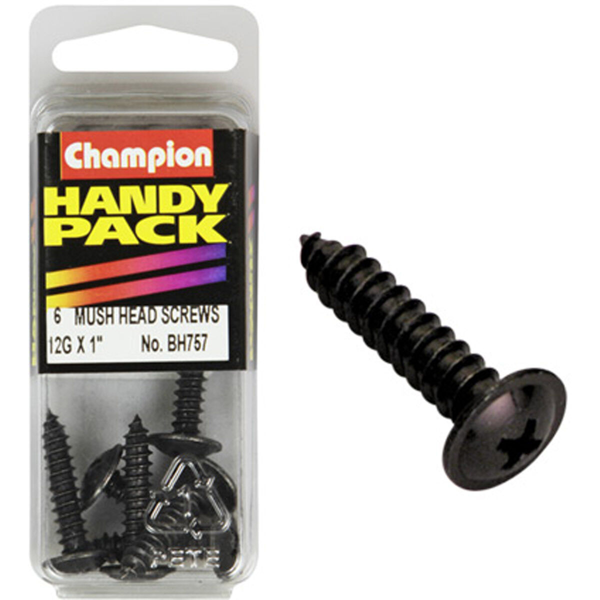 Champion Handy Pack Self-Tapping Screws BH757, 12G x 1", , scanz_hi-res