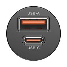 Cabin Crew 30W Dual Port Car Charger Black, , scanz_hi-res