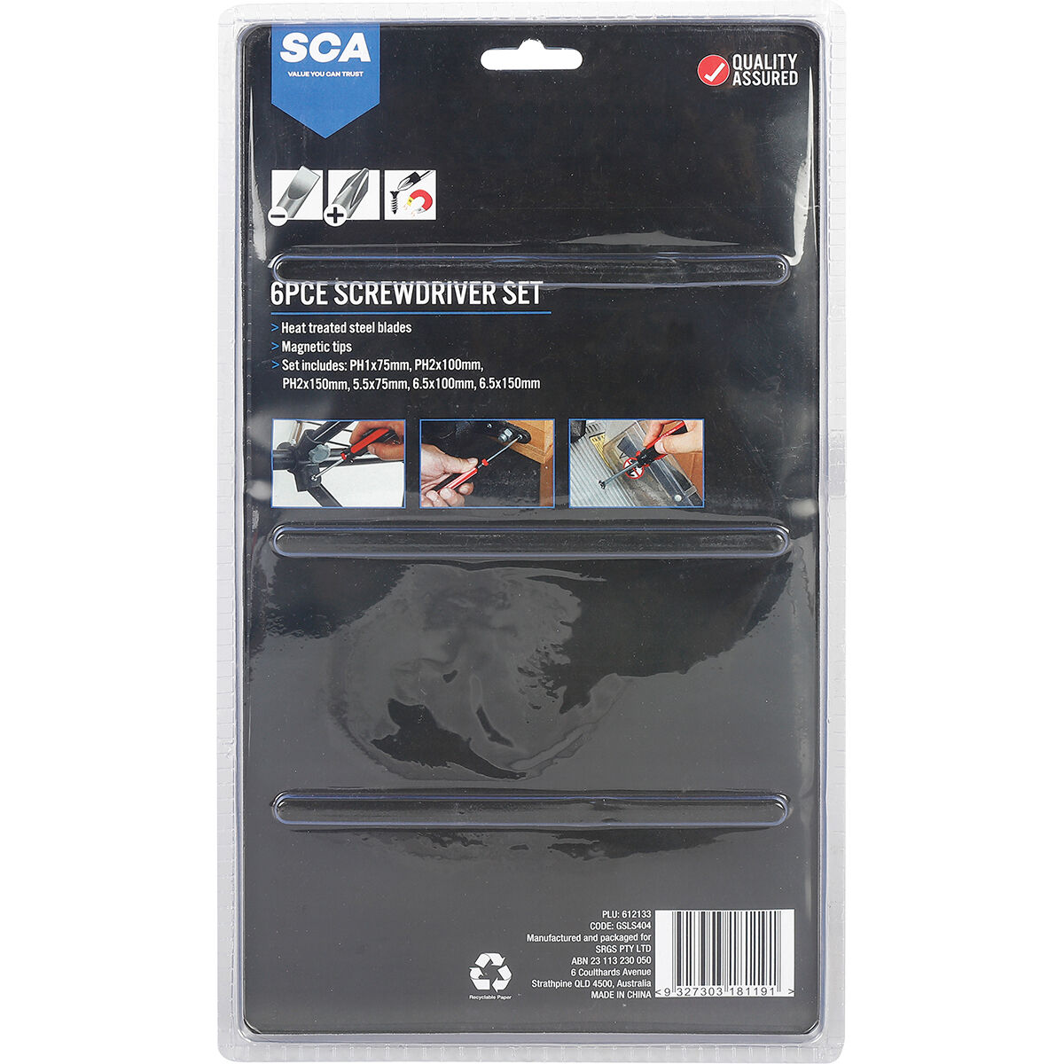 SCA Screwdriver Set - 6 Piece, , scanz_hi-res