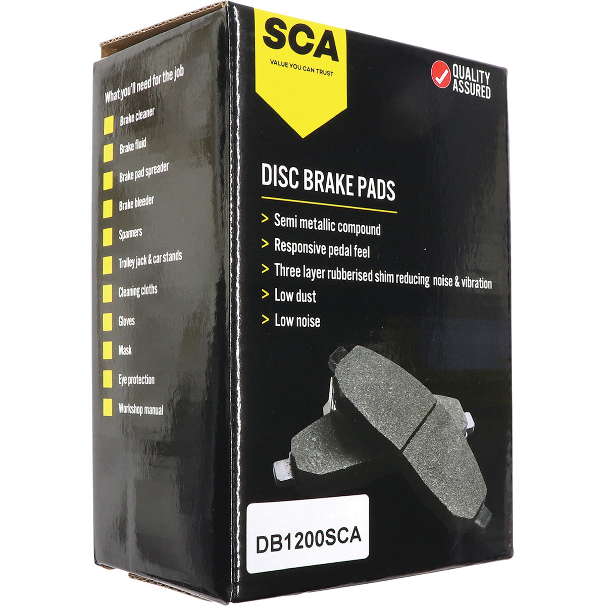 SCA Disc Brake Pads DB1200SCA, , scanz_hi-res