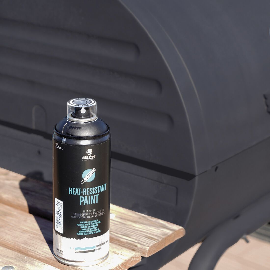 MTN Pro Silver Heat Resistant Spray Paint 400mL, , scanz_hi-res