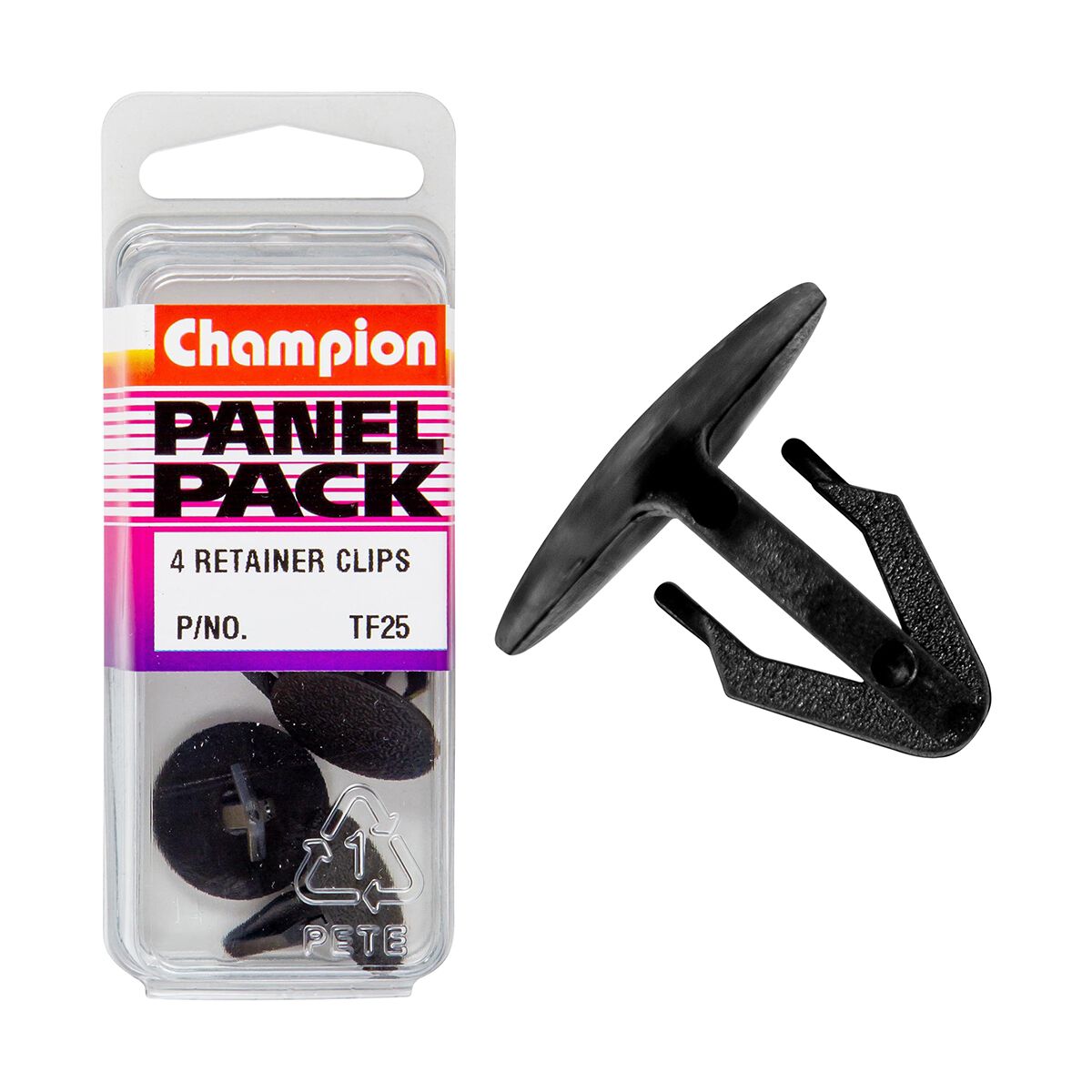 Champion Panel Pack Retainer Clips TF25, 7mmx18mm, , scanz_hi-res