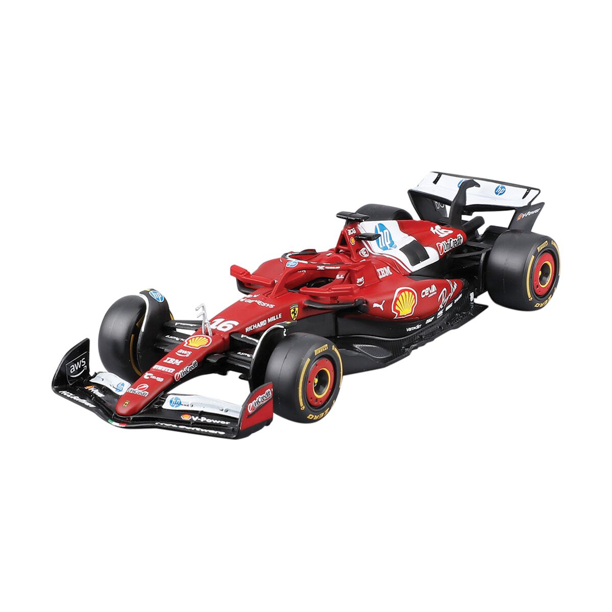 1:43 Die Cast 2025 Ferrari #16 Le Clerc, , scanz_hi-res