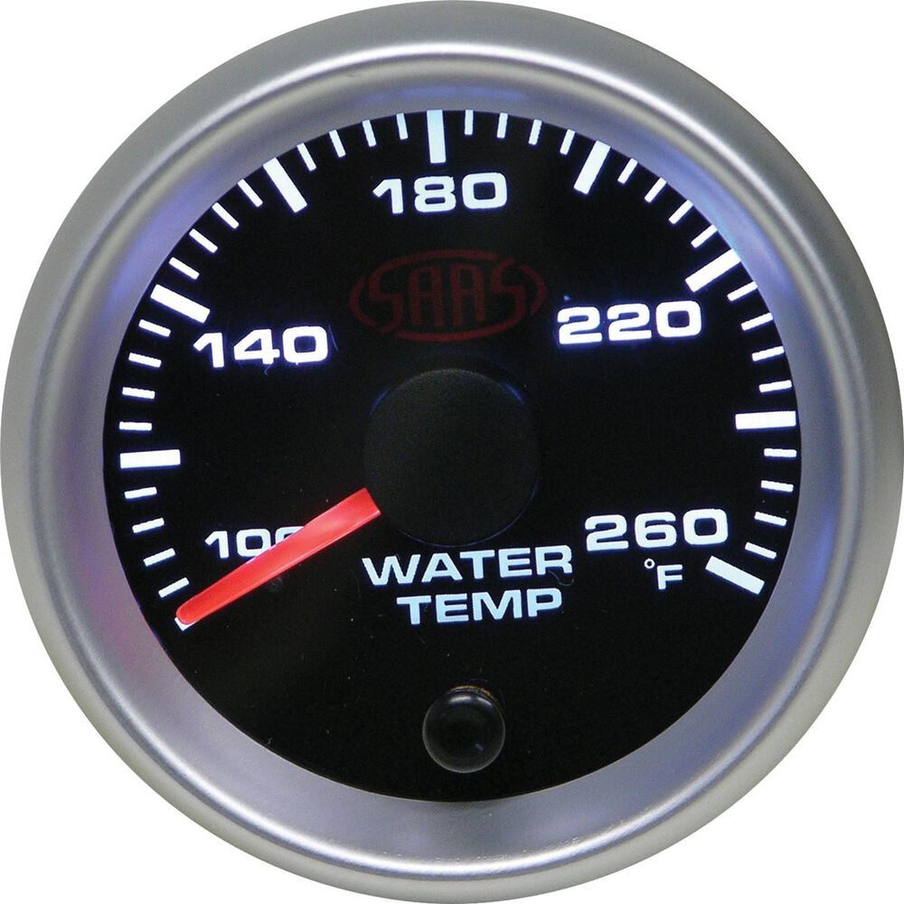 SAAS Water Temperature Gauge Black 52mm Supercheap Auto New Zealand