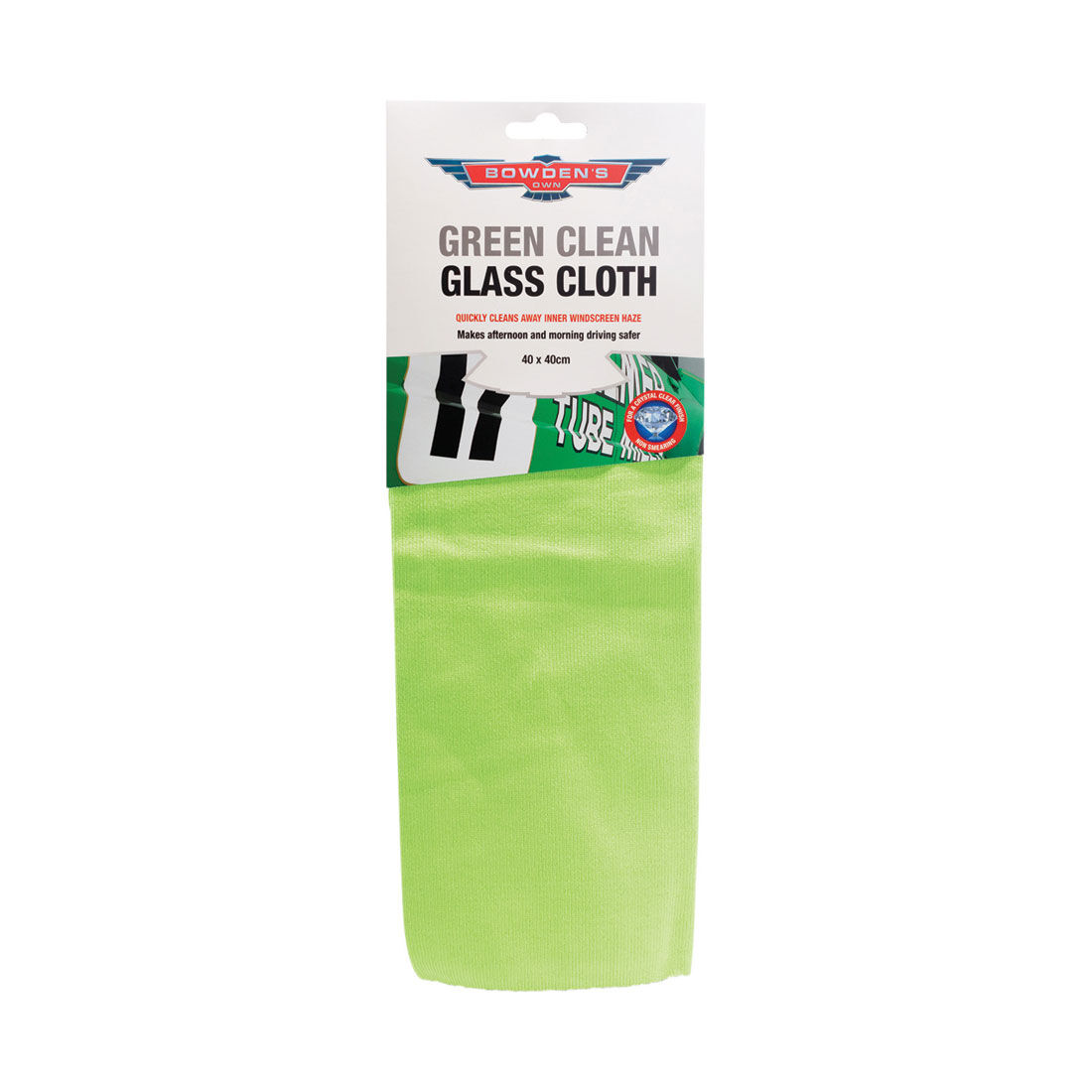 Bowden's Own Green Clean Glass Cloth, , scanz_hi-res