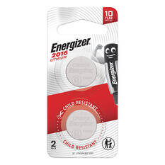 Lithium Coin Battery - CR2016 2 Pack, , scanz_hi-res