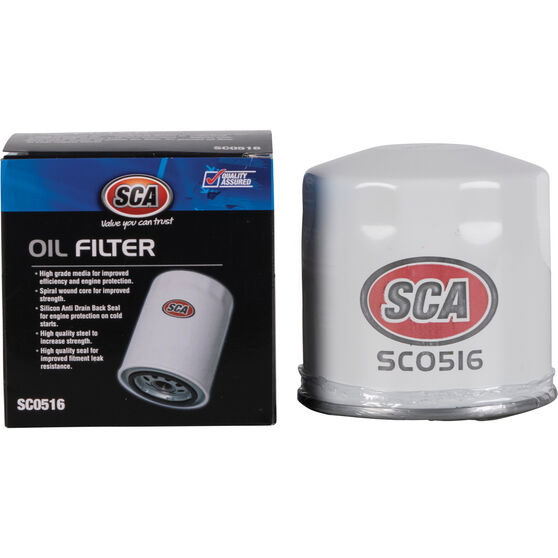 SCA Oil Filter SCO516 (Interchangeable with Z516), , scanz_hi-res