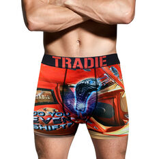 Tradie Mens Do You Even Shift Trunks, Red, scanz_hi-res