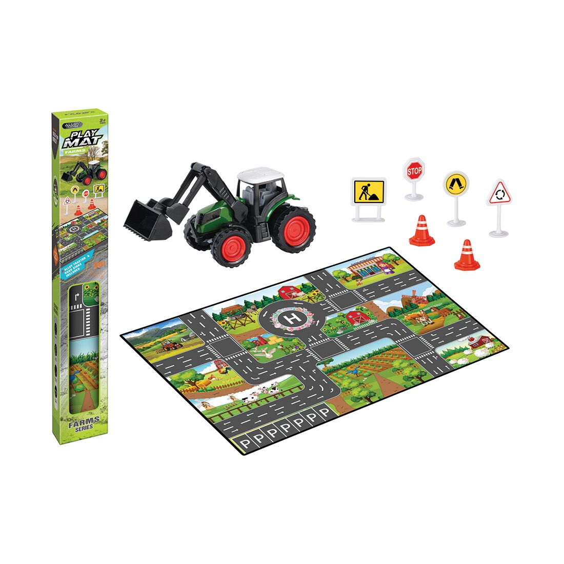 Micro World Playmat with Vehicle Assorted, , scanz_hi-res