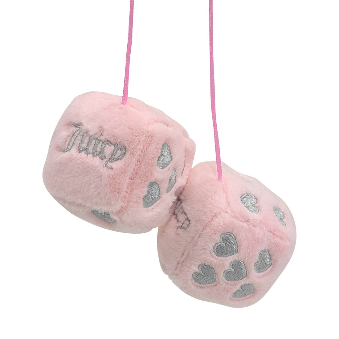 Juicy Couture Fluffy Dice - Pink, , scanz_hi-res
