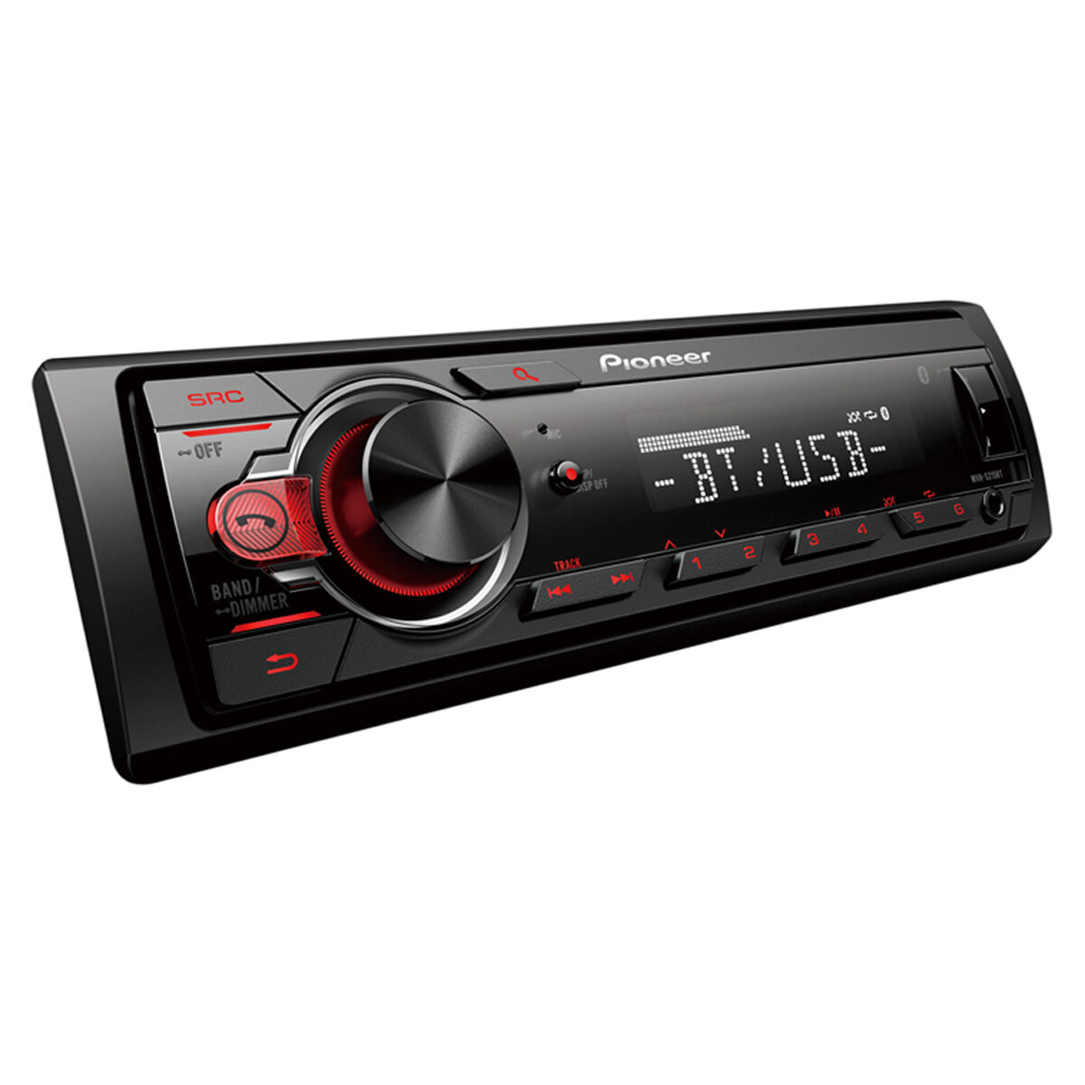 Pioneer MVH-S215BT Single DIN Head Unit with Bluetooth, , scanz_hi-res