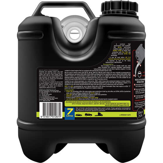 Penrite HPR Diesel 5 Engine Oil 5W-40 7 Litre, , scanz_hi-res
