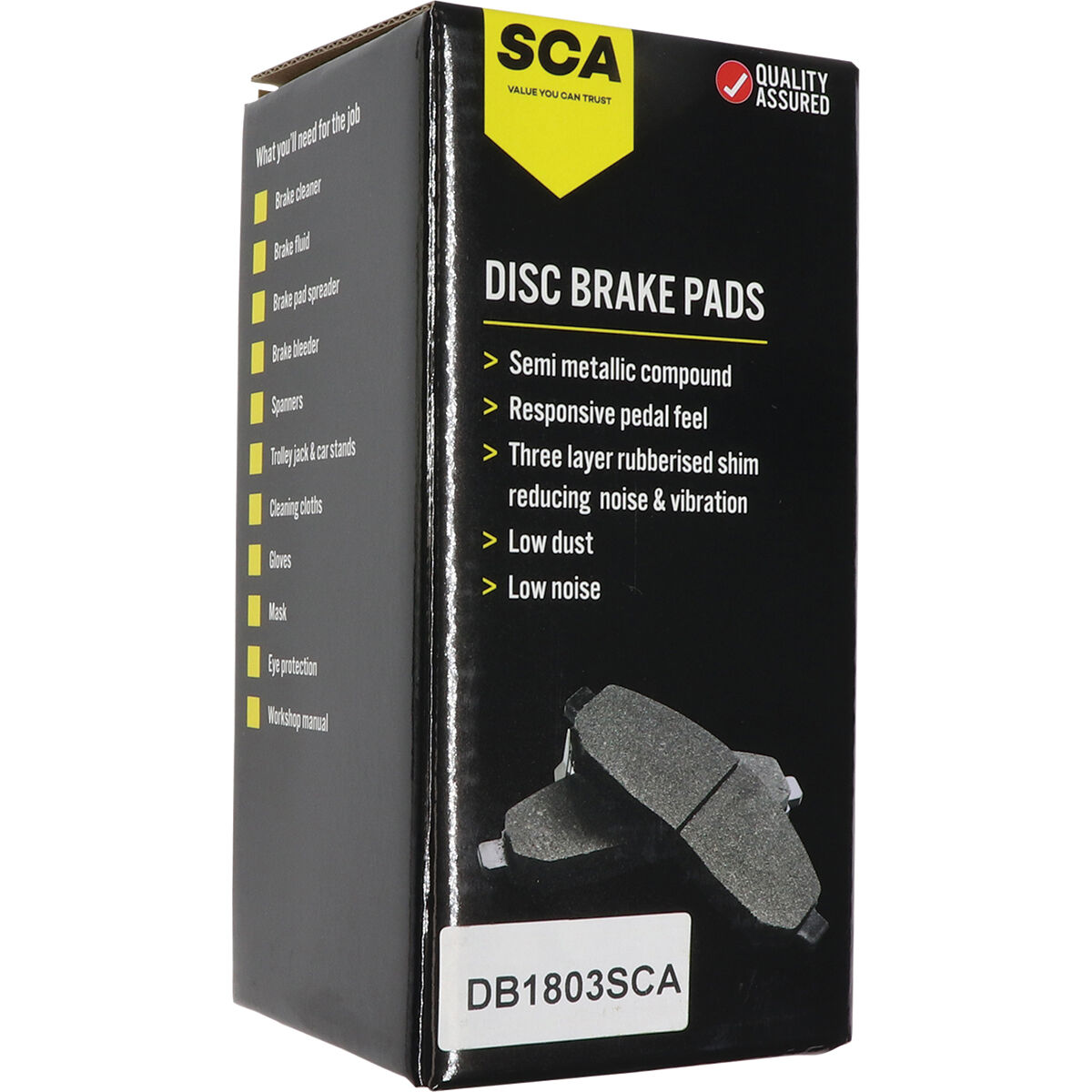SCA Disc Brake Pads DB1803SCA, , scanz_hi-res