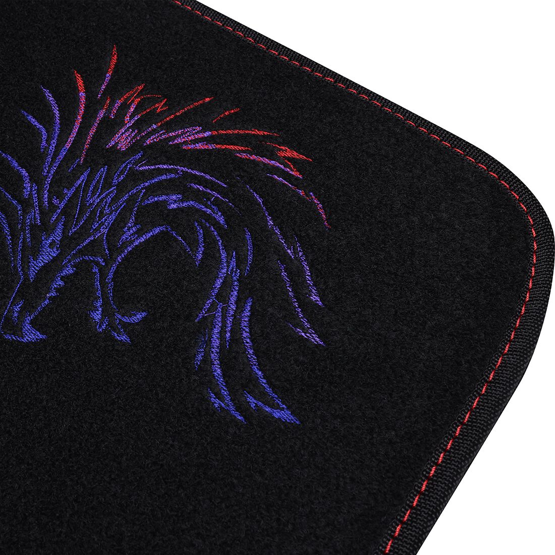 SCA Dragon Floor Mats Carpet Red/Black Set of 4, , scanz_hi-res