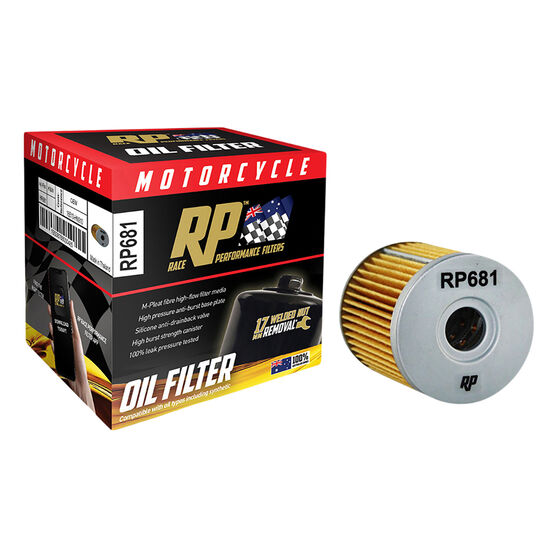 Race Performance Motorcycle Oil Filter RP681, , scanz_hi-res