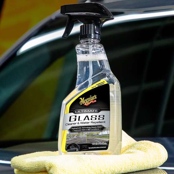 Meguiar's Ultimate Glass Cleaner & Water Repellent 473mL, , scanz_hi-res