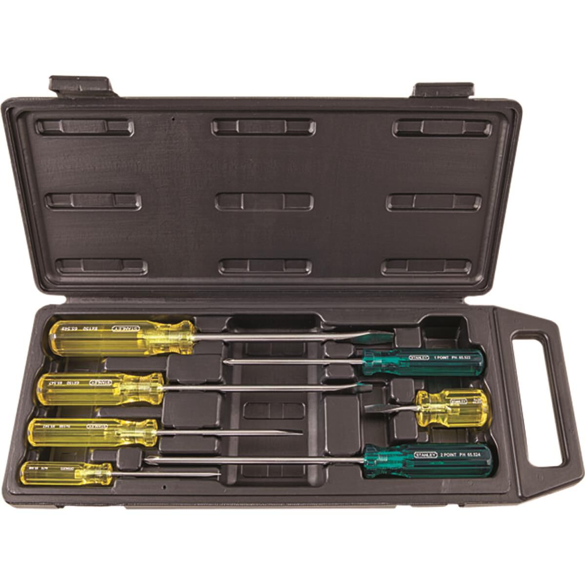 Stanley Screwdriver Set - Acetate, 7 Piece, , scanz_hi-res