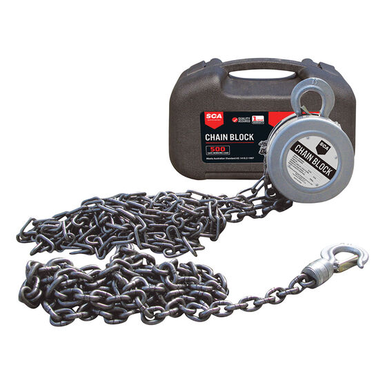 SCA Block and Tackle 3m Chain 500kg, , scanz_hi-res
