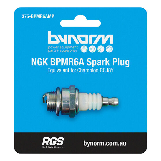 Bynorm NGK BPMR6A Mower Spark Plug, , scanz_hi-res