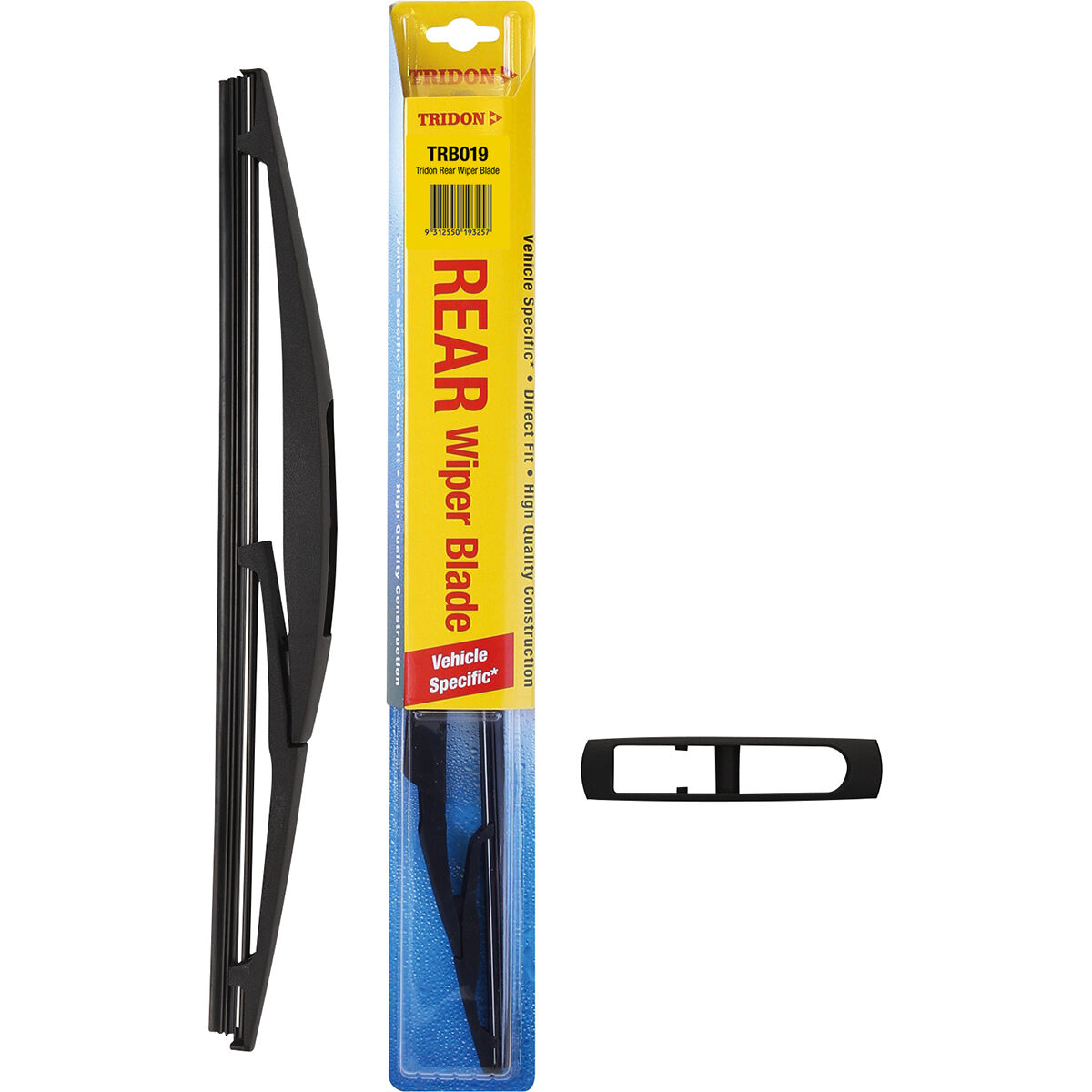 Tridon Rear Wiper Blade 250mm (10") Single - TRB019, , scanz_hi-res