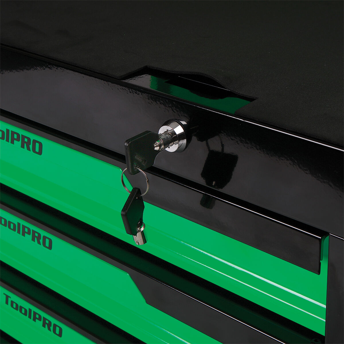 ToolPRO Neon Tool Chest Green 6 Drawer 42 Inch, , scanz_hi-res