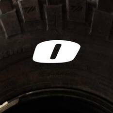 Tire Stickers - Letter O, , scanz_hi-res