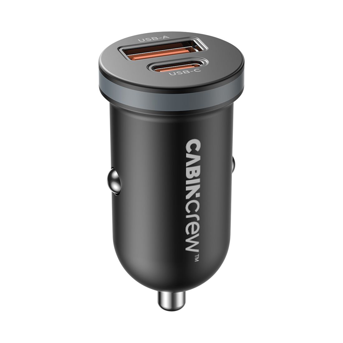 Cabin Crew 30W Dual Port Car Charger Black, , scanz_hi-res