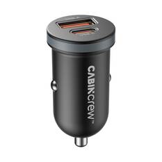 Cabin Crew 30W Dual Port Car Charger Black, , scanz_hi-res