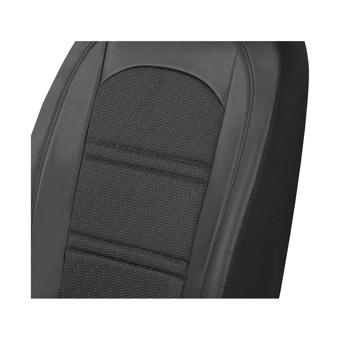 SCA Memory Foam Jacquard Seat Covers Black, Adjustable Headrests, Airbag Compatible, Size 30A, , scanz_hi-res