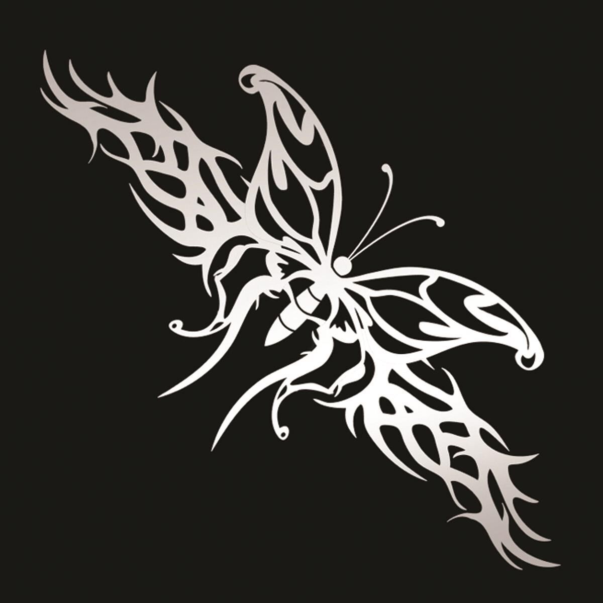 Stickers Butterfly, Chrome, , scanz_hi-res