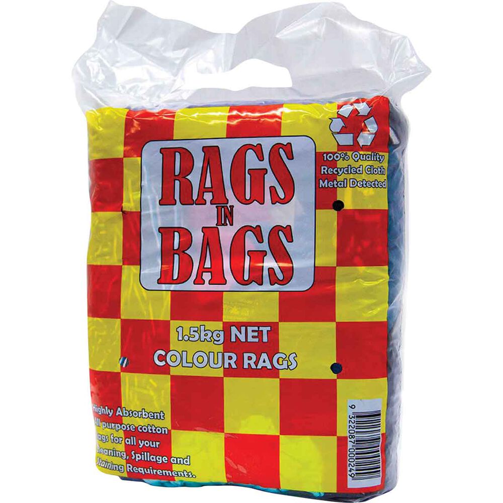 Rags in Bags Colour Cleaning Cloth 1.5kg Supercheap Auto New Zealand