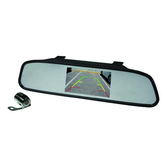 SCA SCA43M 4.3" Mirror Mounted Wired Reversing Camera, , scanz_hi-res