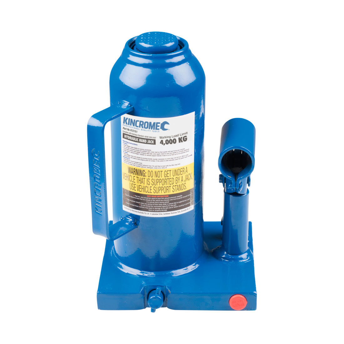 Kincrome Hydraulic Bottle Jack 4000kg, , scanz_hi-res
