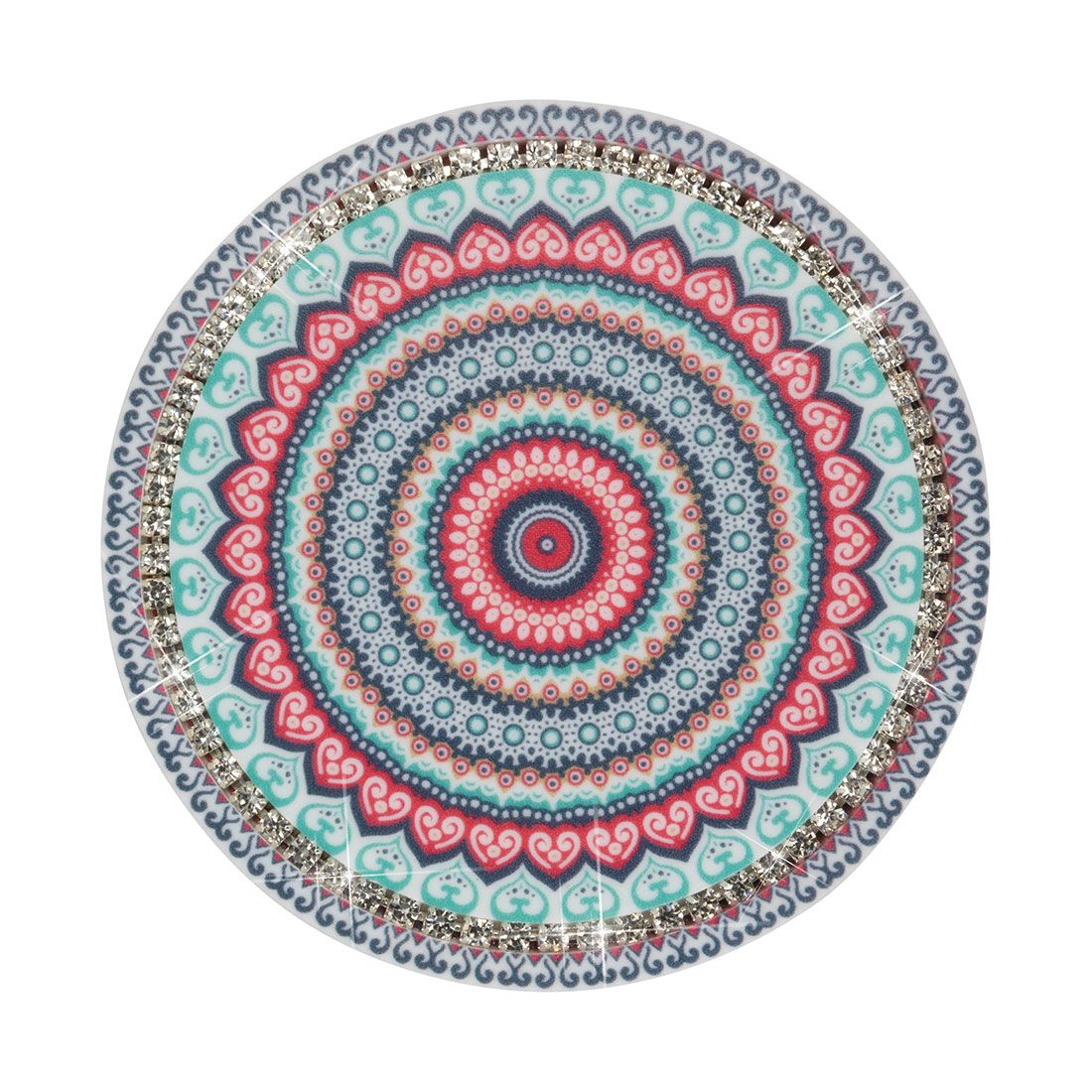 Cabin Crew Drink Coasters Aqua/Pink/Bling, , scanz_hi-res