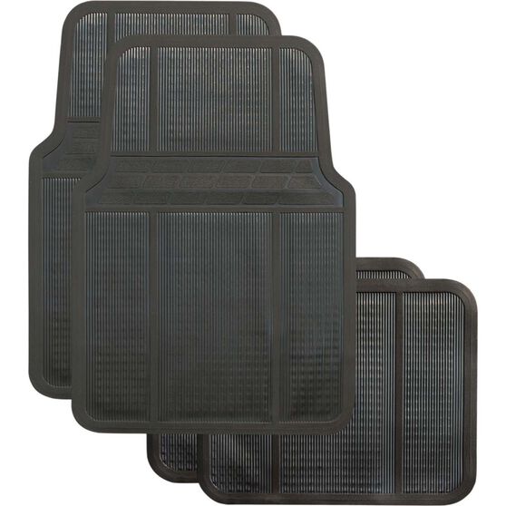 Best Buy Car Floor Mat Rubber Black Set Of 4 Supercheap Auto New Zealand