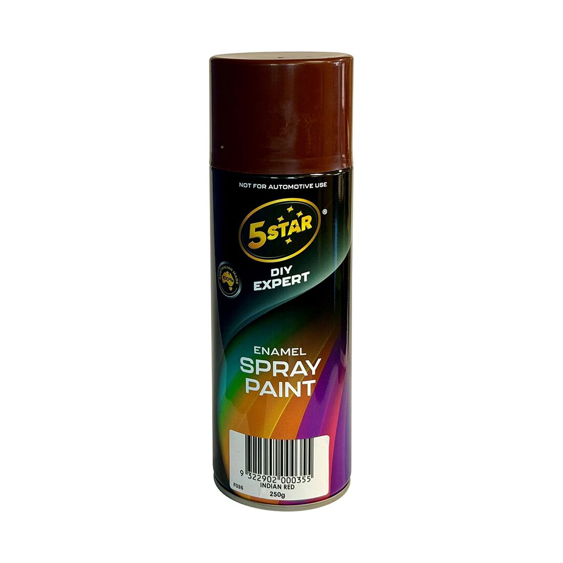 5 Star Enamel Spray Paint Indian Red 250g, , scanz_hi-res