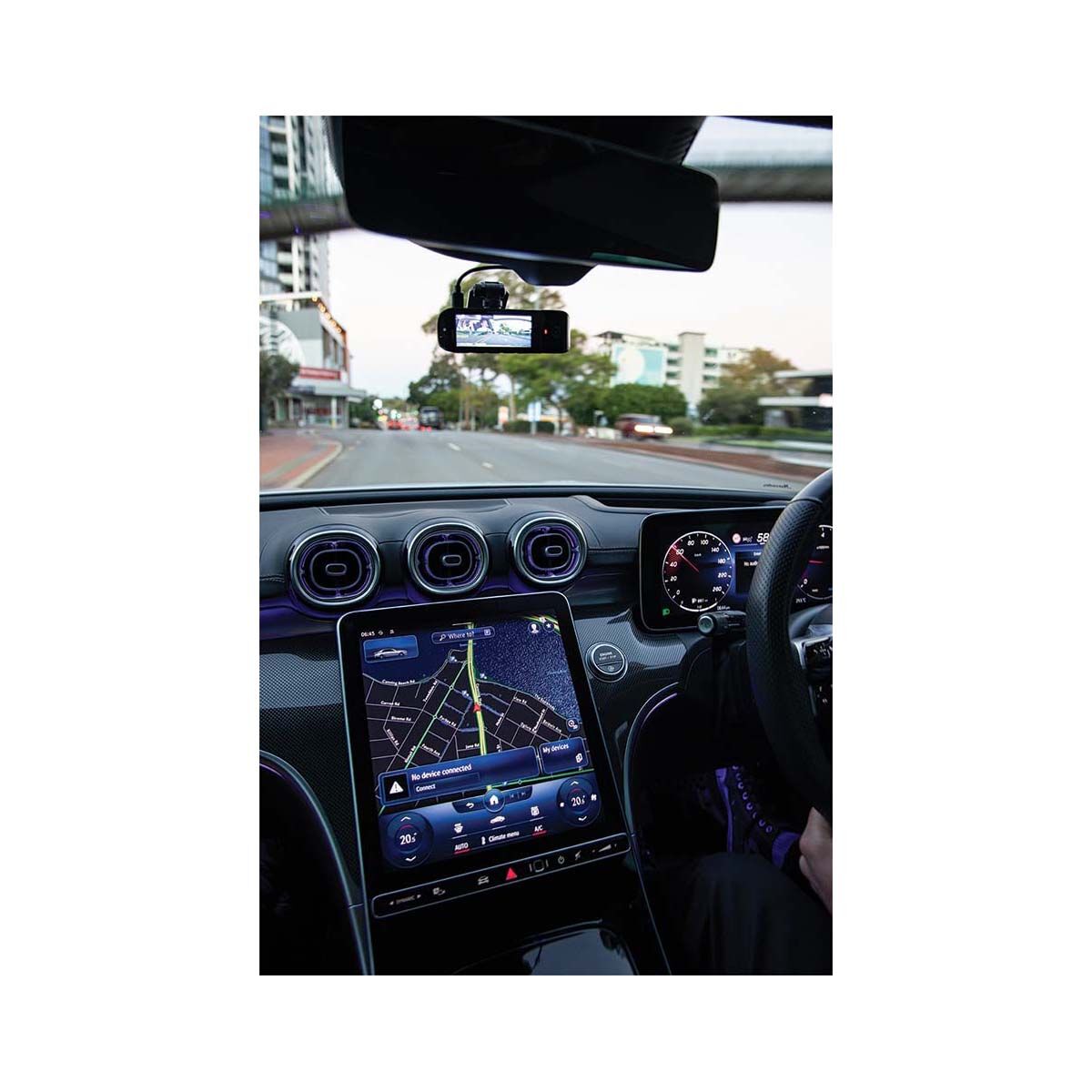Uniden Dash View 40R Smart Dash Cam With Rear View Camera, , scanz_hi-res