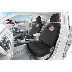 Dickies Polyester OG Logo Seat Covers Black Adjustable Headrests Airbag Compatible, , scanz_hi-res