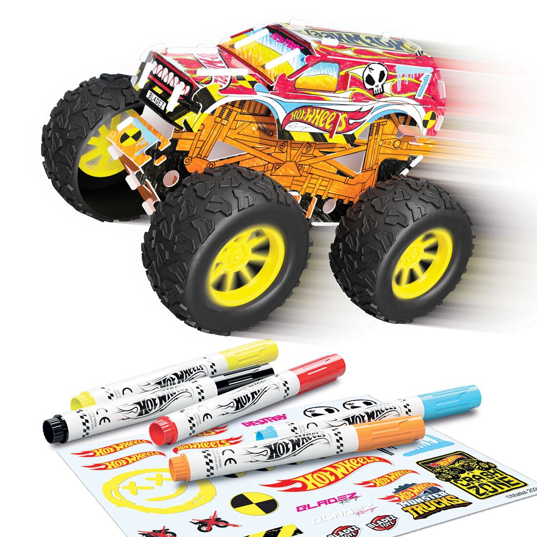 Hot Wheels Creative Maker Kitz - Custom Monster Trucks, , scanz_hi-res