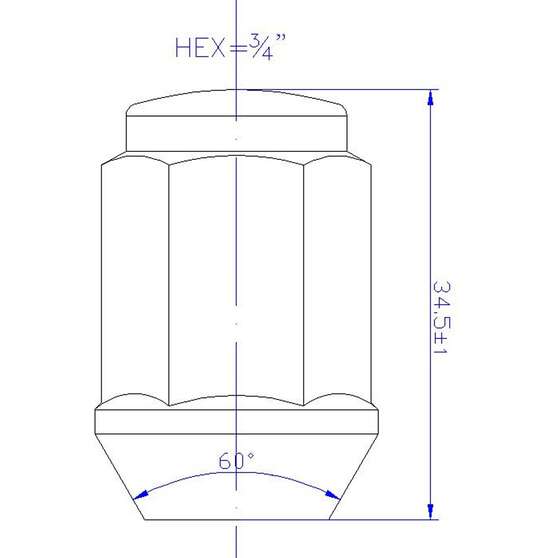 Calibre Wheel Nuts SN12150, Tapered, M12x1.50, , scanz_hi-res