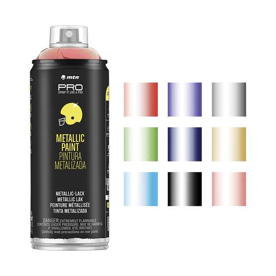 MTN Pro Metallic Red Spray Paint 400mL, , scanz_hi-res