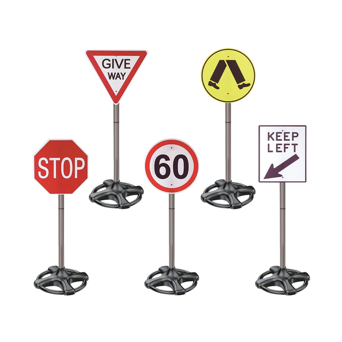 Road Sign Set 5 Piece, , scanz_hi-res