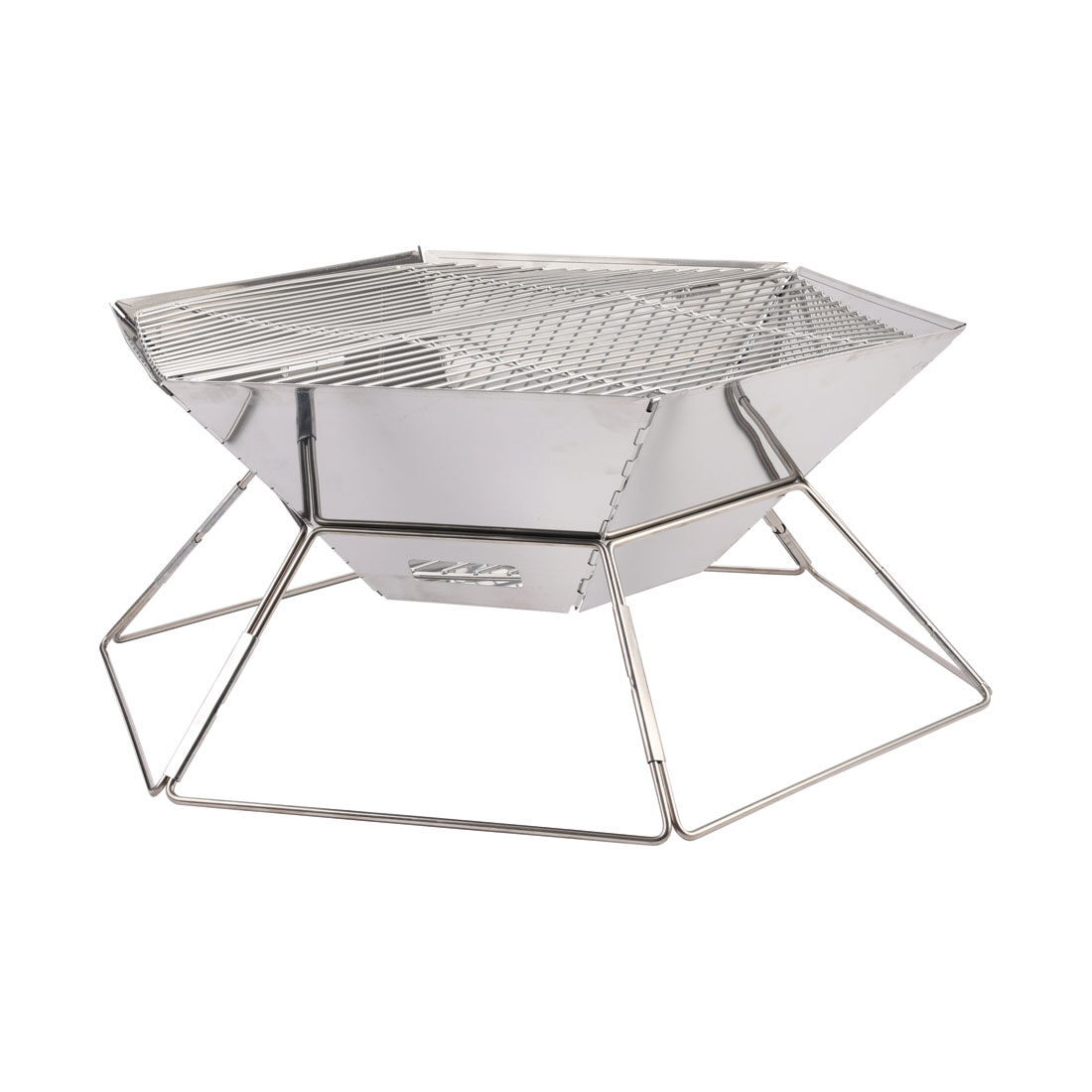 Ridge Ryder Foldable Fire Pit with Grill, , scanz_hi-res