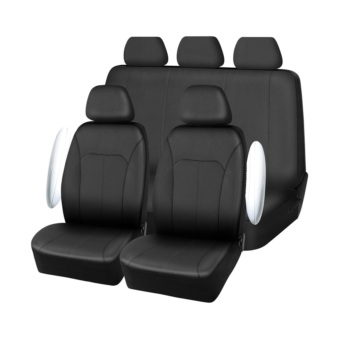 SCA Mesh Seat Covers Set Black, Adjustable Headrests, Airbag Compatible, Size 30A&06H, , scanz_hi-res