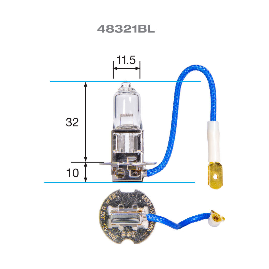 Narva Headlight Globe - H3, 12V 55W, 48321BL, , scanz_hi-res