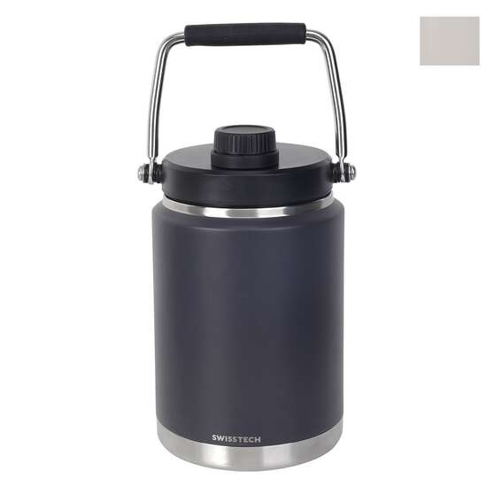 Swiss Tech Jug - 64oz/1892ml, Charcoal, , scanz_hi-res