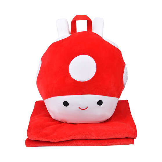 Cabin Crew Kids Toadstool Cushion Blanket Backpack, , scanz_hi-res