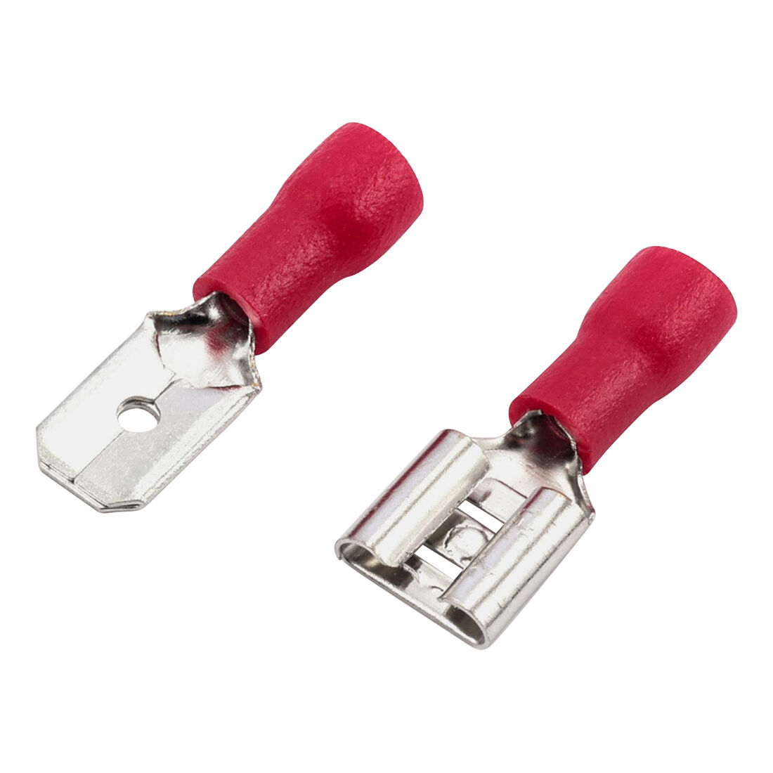 SCA Electrical Terminals - Male & Female Blade, 6.3mm Red, 30 Pack, , scanz_hi-res