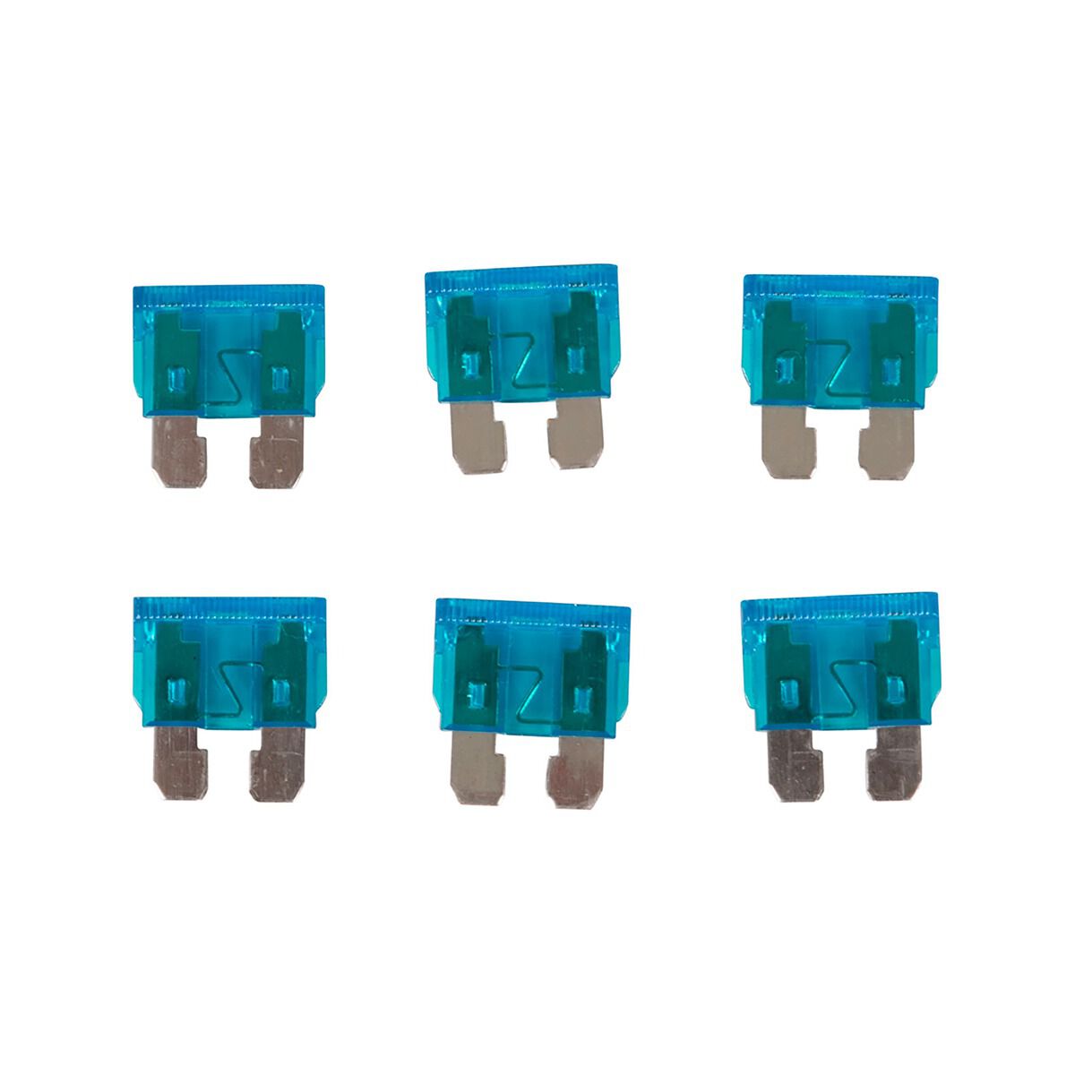 SCA Automotive Fuses - Standard Blade, 15 Amp, 6 Piece, , scanz_hi-res